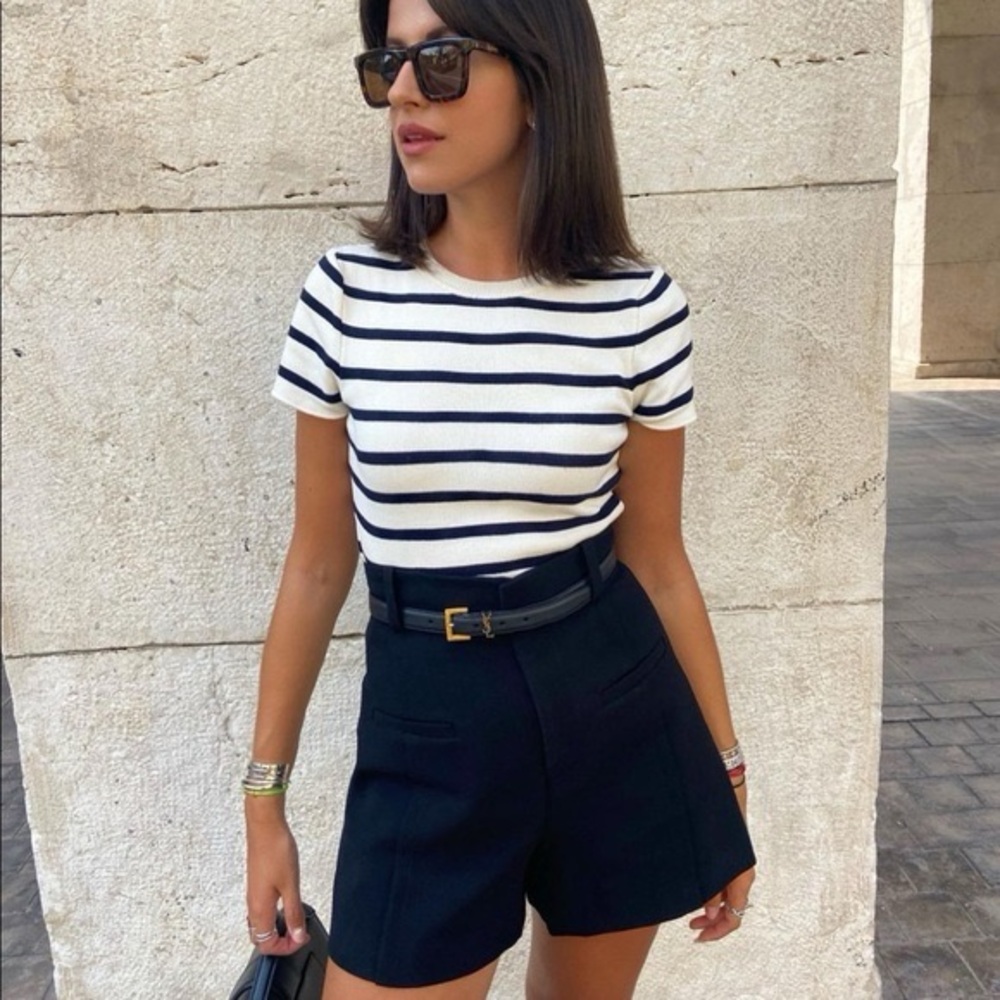 Zara Breton Crop Top